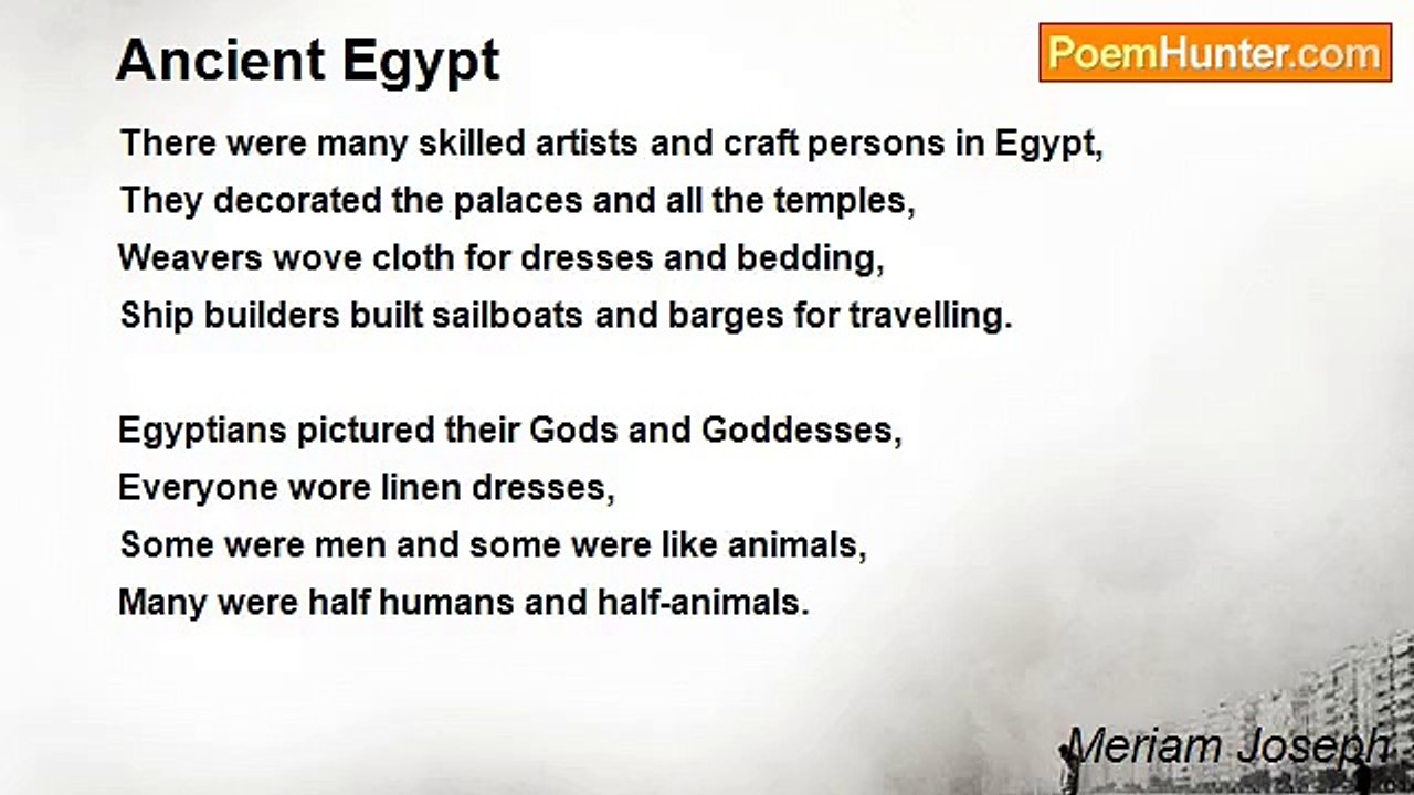 Meriam Joseph - Ancient Egypt