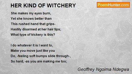 Geoffrey Ngoima Ndegwa - HER KIND OF WITCHERY
