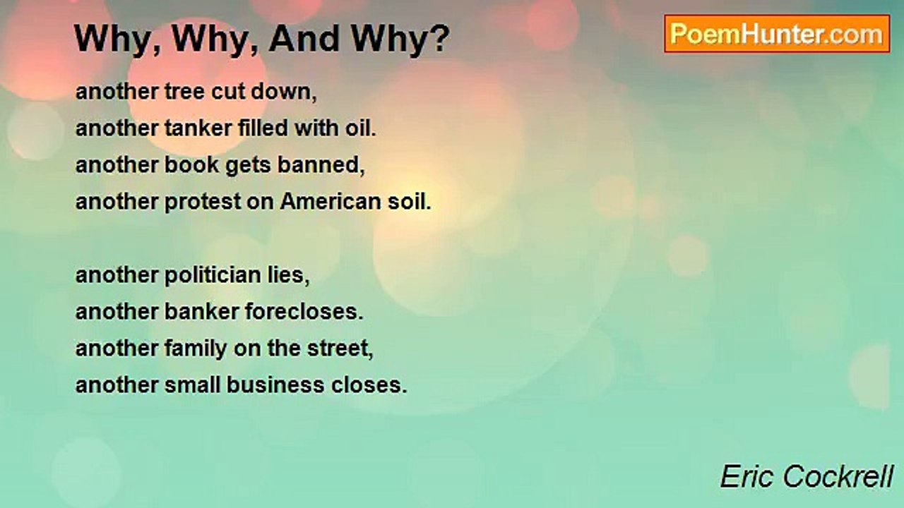 Eric Cockrell - Why, Why, And Why?