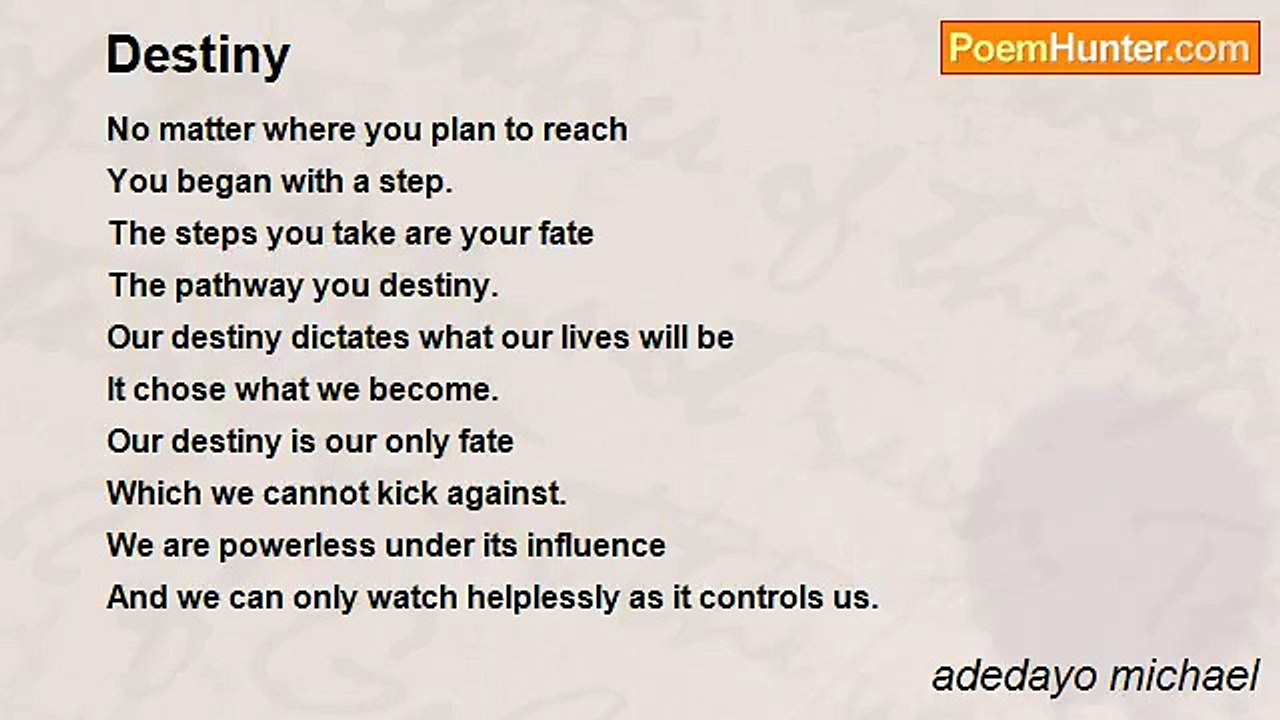 adedayo michael - Destiny