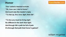 william mcgehee - Honor