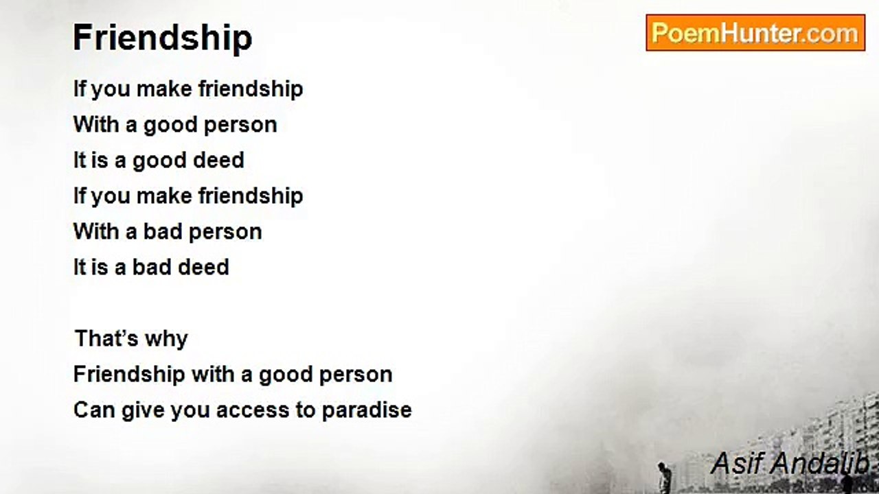 Asif Andalib - Friendship