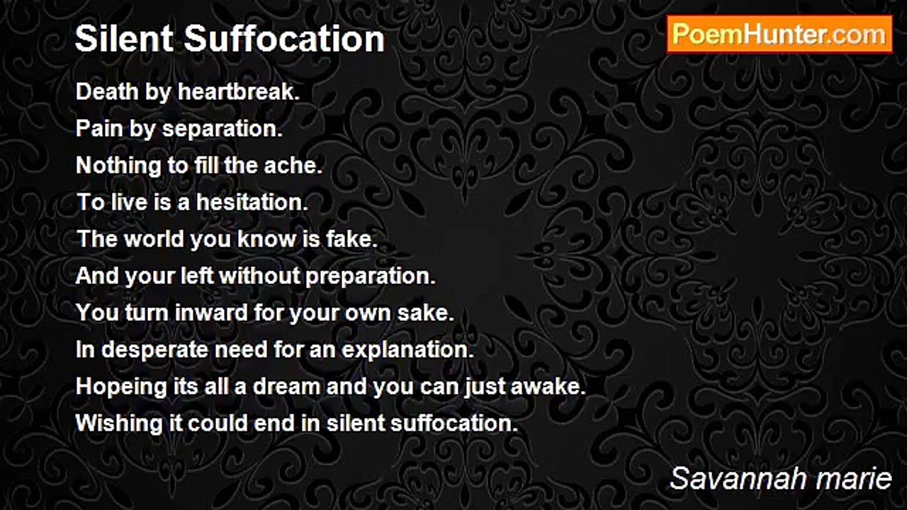 Savannah marie - Silent Suffocation