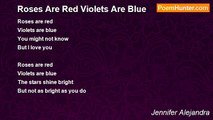 Jennifer Alejandra - Roses Are Red Violets Are Blue