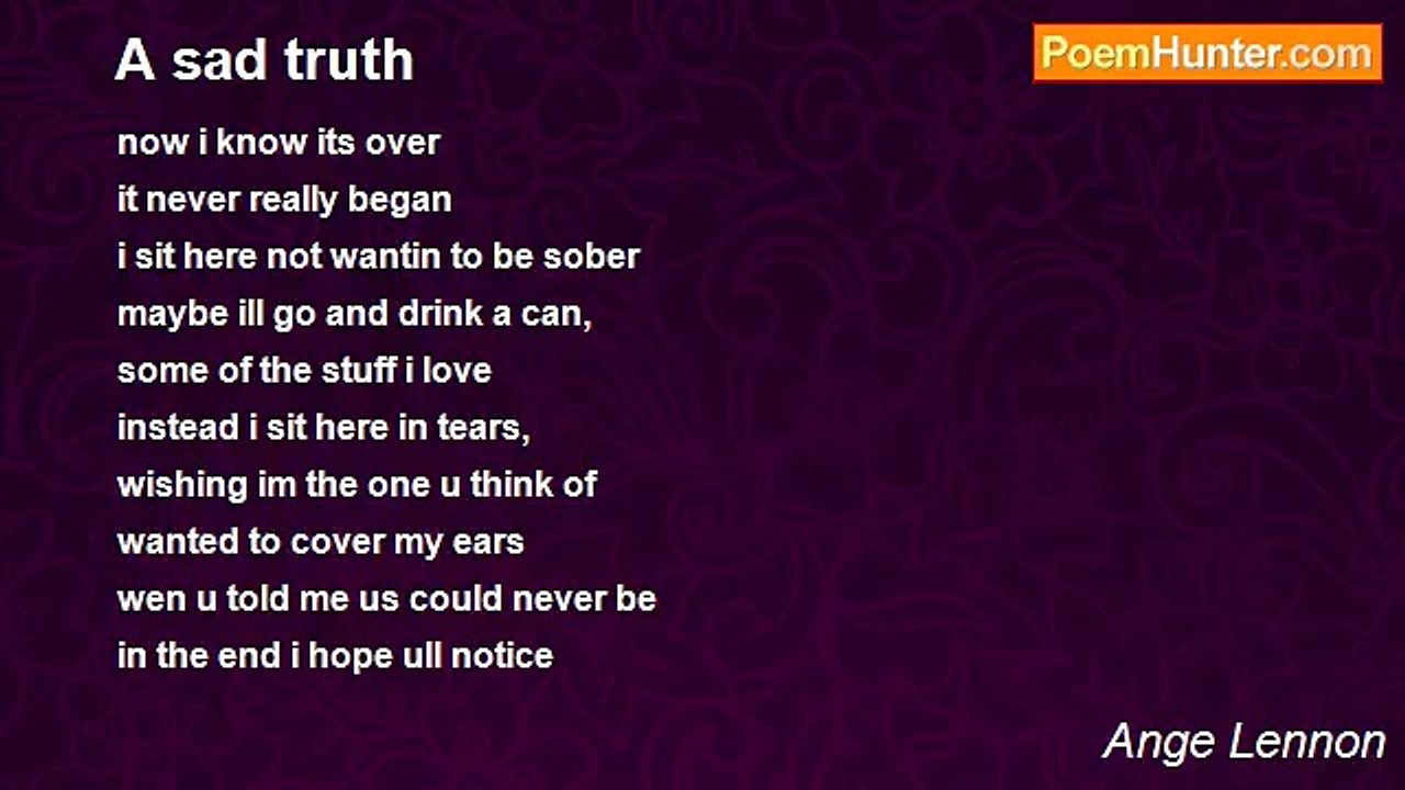 Ange Lennon - A sad truth