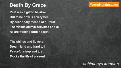 abhimanyu kumar.s - Death By Grace