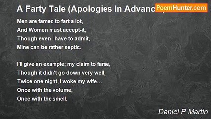 Daniel P Martin - A Farty Tale (Apologies In Advance!)
