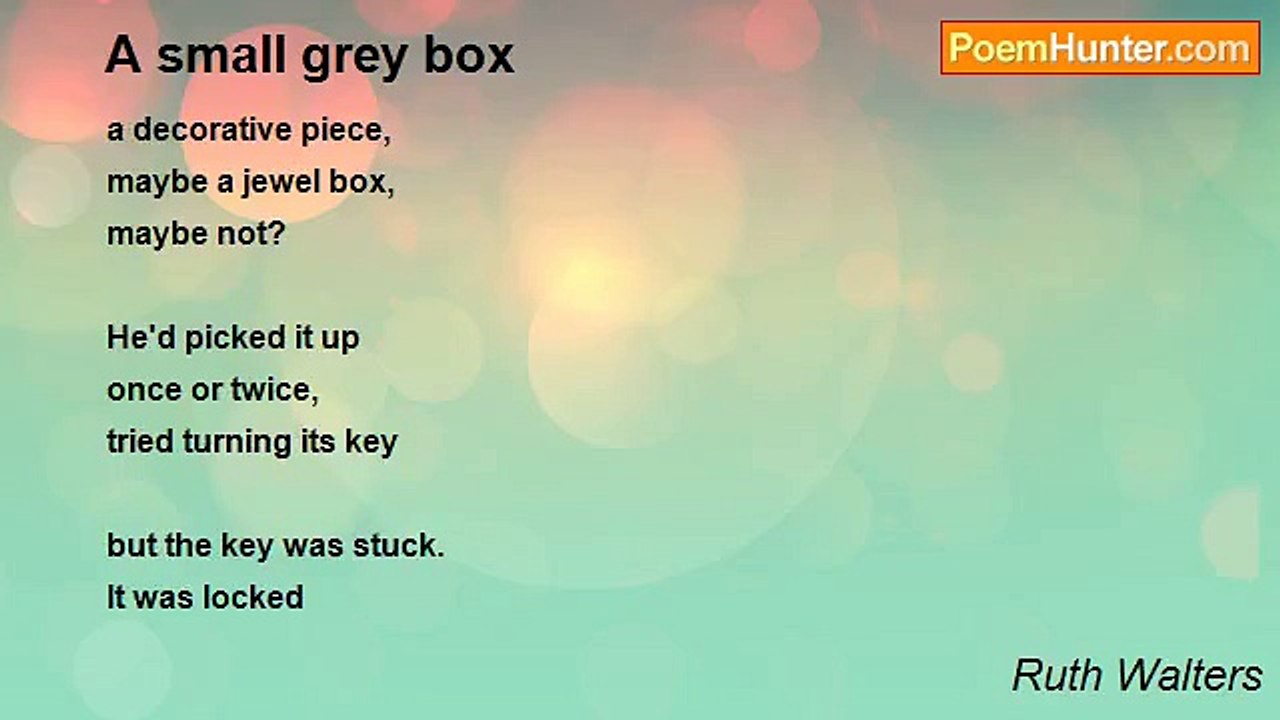 Ruth Walters - A small grey box