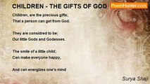 Surya Shaji - CHILDREN - THE GIFTS OF GOD
