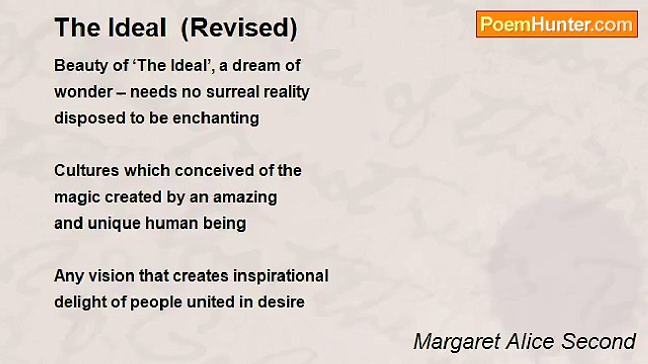 Margaret Alice Second - The Ideal  (Revised)