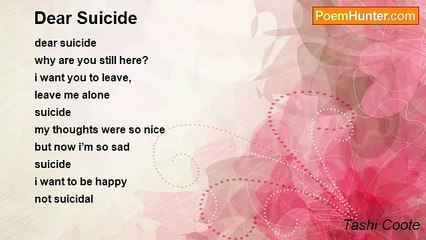 Tashi Coote - Dear Suicide