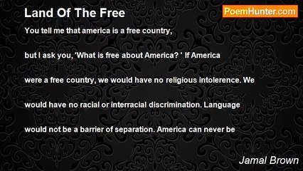 Jamal Brown - Land Of The Free