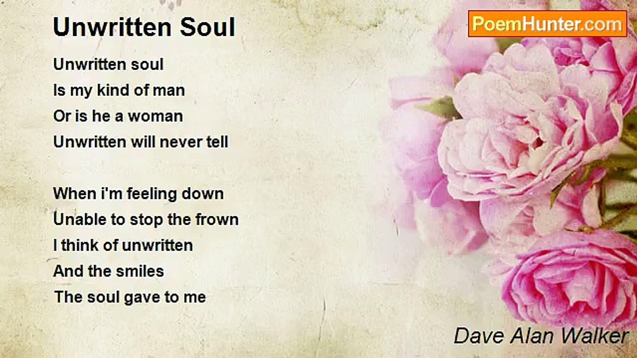 Dave Alan Walker - Unwritten Soul