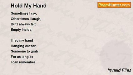 Invalid Files - Hold My Hand