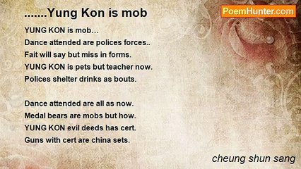 cheung shun sang - .......Yung Kon is mob
