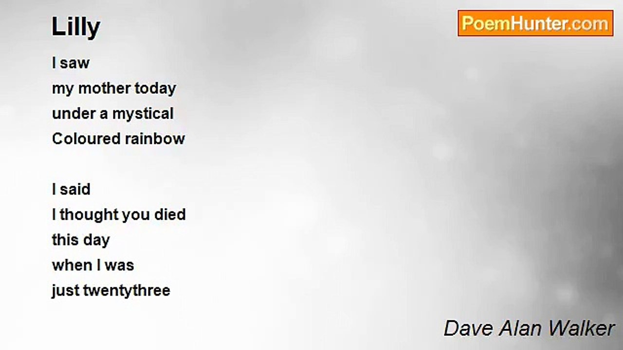 Dave Alan Walker - Lilly