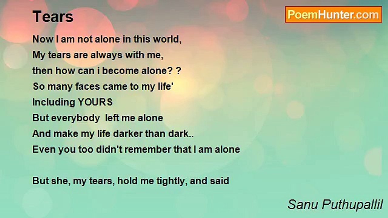 Sanu Puthupallil - Tears
