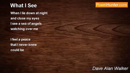 Dave Alan Walker - What I See