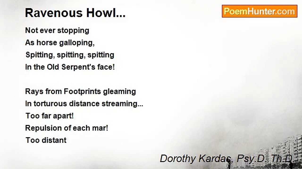 Dorothy Kardas, Psy.D. Th.D. - Ravenous Howl...