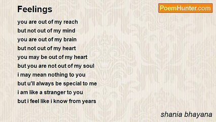 shania bhayana - Feelings