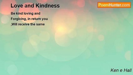 Ken e Hall - Love and Kindness
