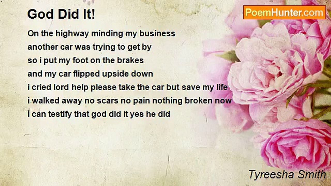 Tyreesha Smith - God Did It!