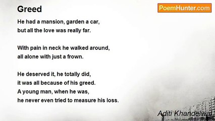 Aditi Khandelwal - Greed