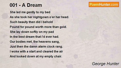 George Hunter - 001 - A Dream