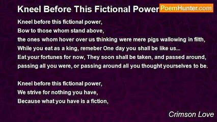 Crimson Love - Kneel Before This Fictional Power