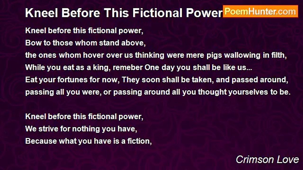 Crimson Love - Kneel Before This Fictional Power