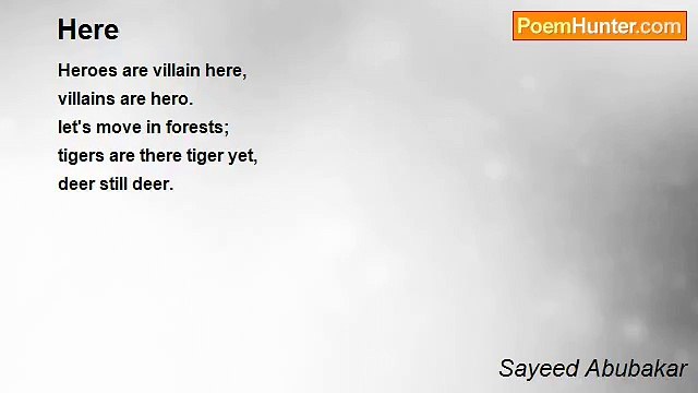 Sayeed Abubakar - Here