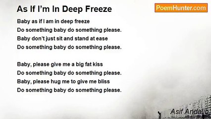 Asif Andalib - As If I’m In Deep Freeze