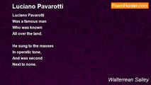 Walterrean Salley - Luciano Pavarotti