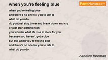 candice freeman - when you're feeling blue