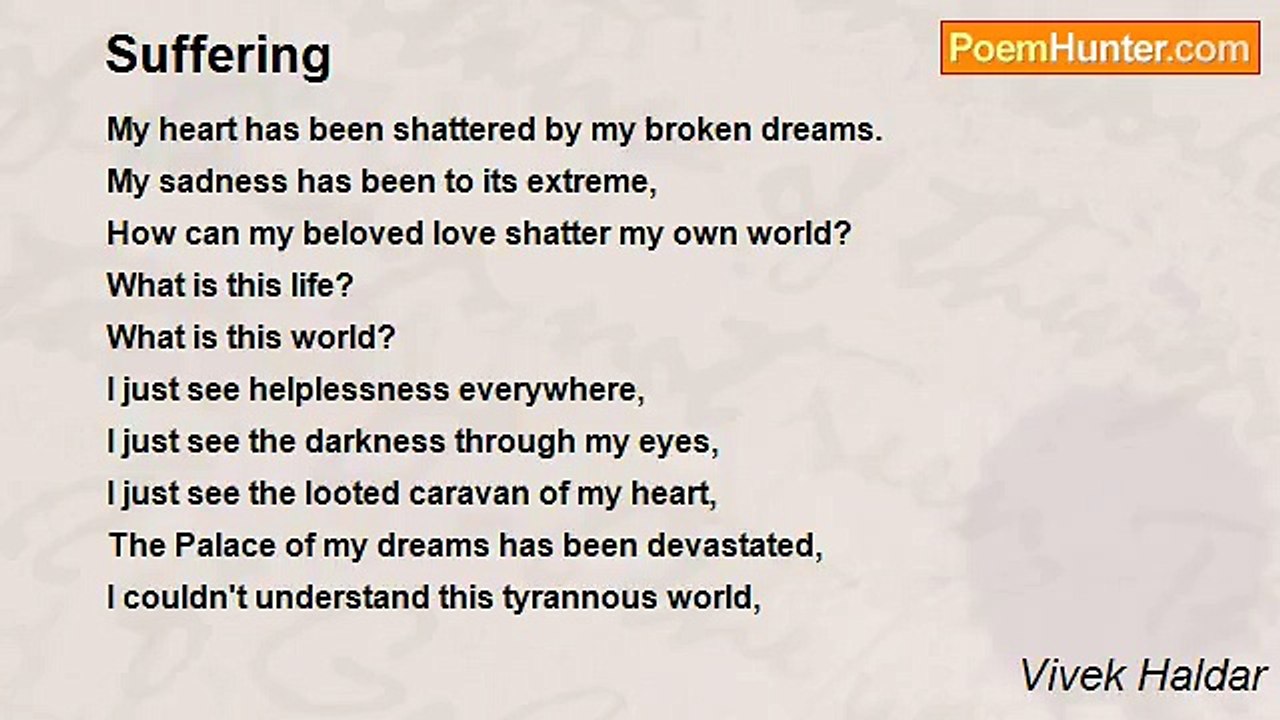 Vivek Haldar - Suffering