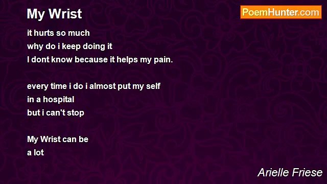 Arielle Friese - My Wrist