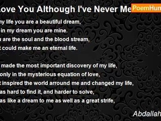 Abdallah Gamal - I Love You Although I've Never Met You