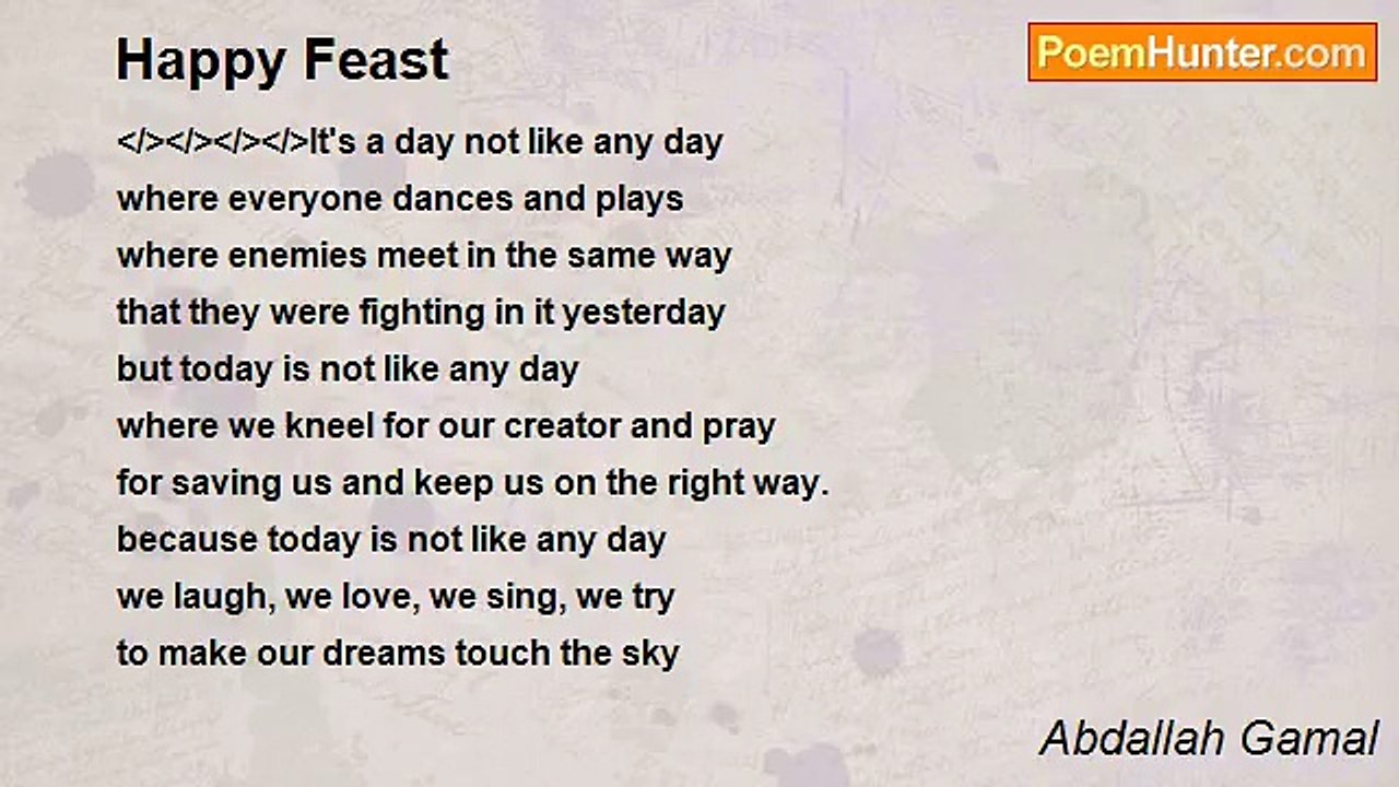 Abdallah Gamal - Happy Feast