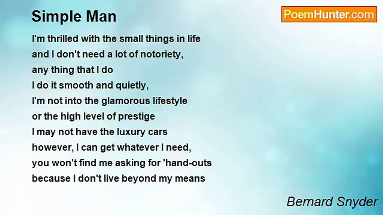 Bernard Snyder - Simple Man
