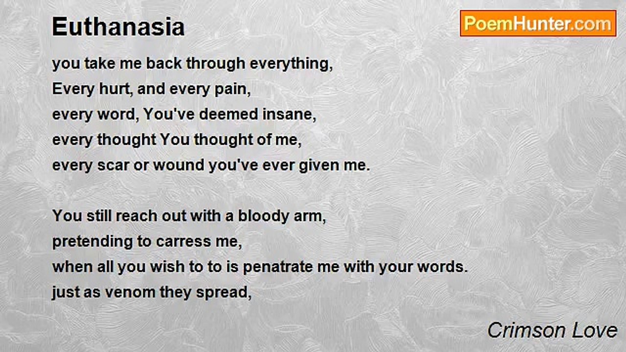 Crimson Love - Euthanasia