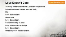 Linda Franklin - Love Doesn't Care