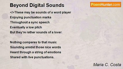 Maria C. Costa - Beyond Digital Sounds