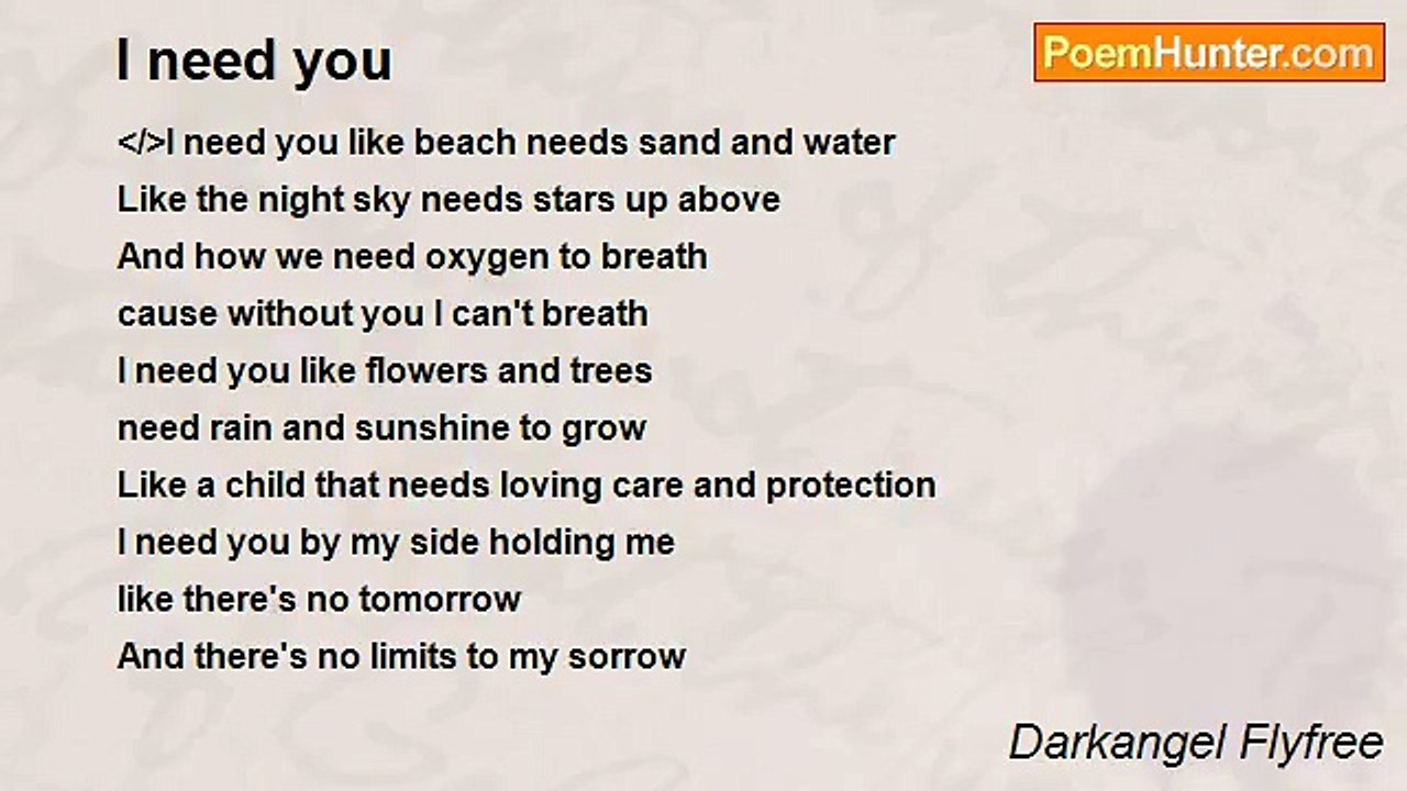 Darkangel Flyfree - I need you