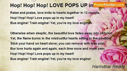 Harindhar Reddy - Hop! Hop! Hop! LOVE POPS UP in My Heart! : Part-2