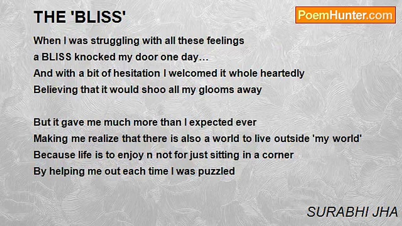 SURABHI JHA - THE 'BLISS'