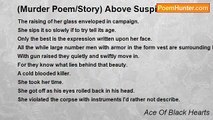 Ace Of Black Hearts - (Murder Poem/Story) Above Suspicion