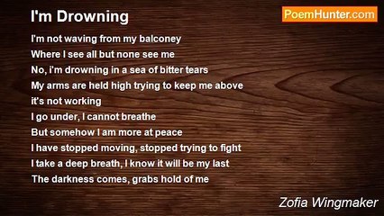 Zofia Wingmaker - I'm Drowning
