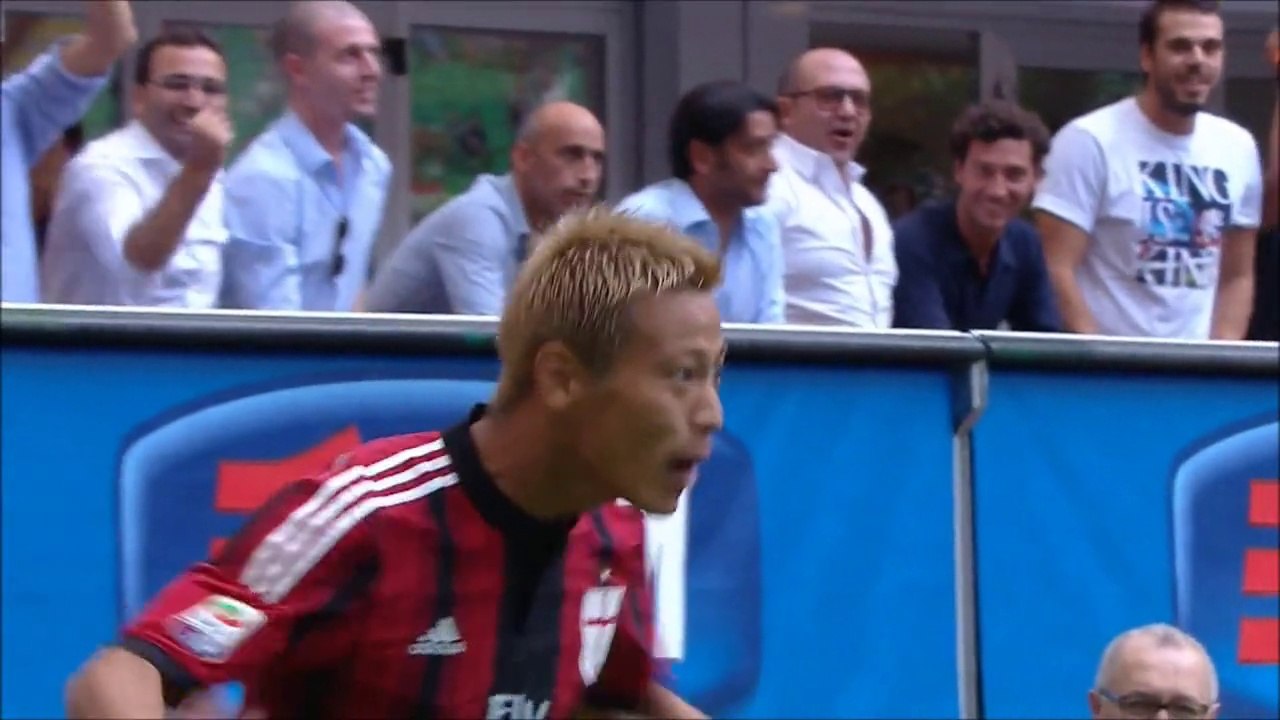 Honda's goal against Lazio, Matchday 1, 2014-15