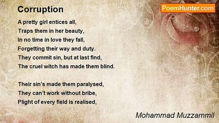 Mohammad Muzzammil - Corruption