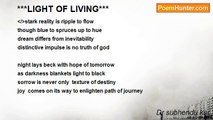 Dr subhendu kar - ***LIGHT OF LIVING***